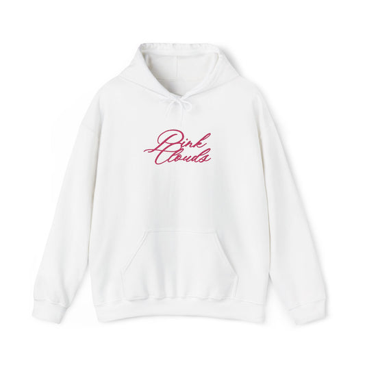 "Pink Clouds" Classic Text Hoodie